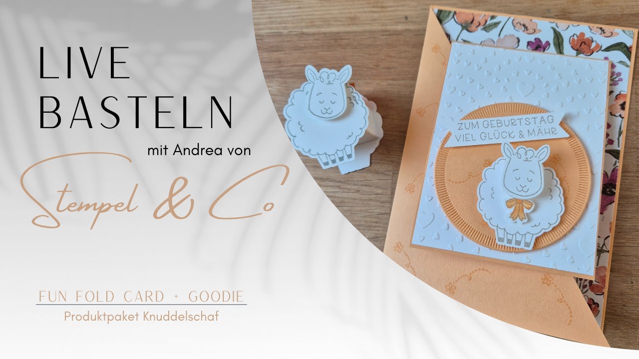 Live-Basteln - FunFoldCard + Goodie