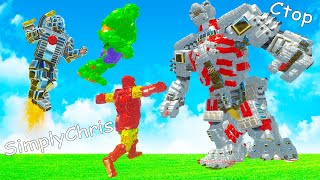 We Made the Avengers Fight Mechagodzilla 2021 in Animal Revolt Battle Simulator Multiplayer!