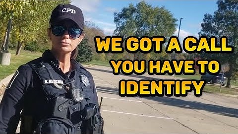 ID Refusal Cop Wants ID For No Crime