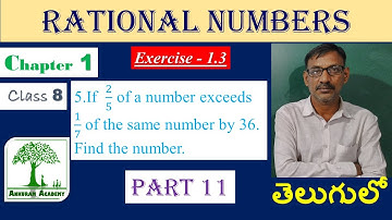 Class 8 Rational Numbers Exercise 1.3 problem no 5
