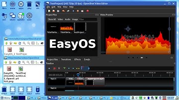 🐧️ EasyOS 4.2.7 OpenShot Video Editor  in a Container 💻️
