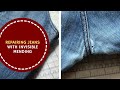 Repairing Jeans With Invisible Mending