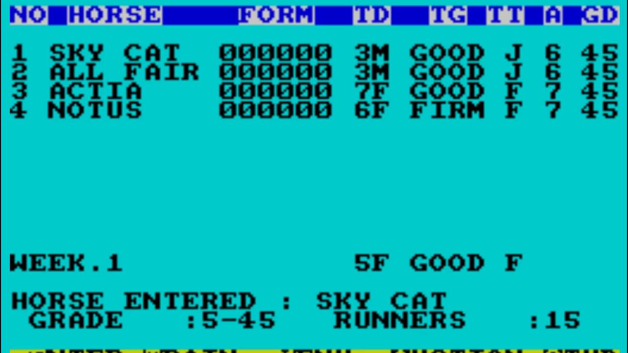 The National (D & H Games, 1988, ZX Spectrum) - YouTube