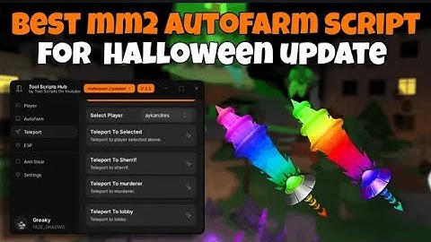 [BEST🔥] 🎃MM2 SCRIPT KEYLESS, AUTOFARM, PASTEBIN | HALLOWEEN UPDATE | 2025🎊