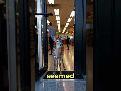 This Deer Always Greets People As They Walk In The Store!😱❤️