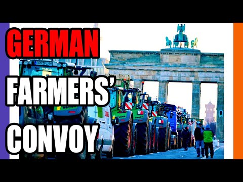 German Farmers Protest Against Climate Agenda 🟠⚪🟣 NPC Global