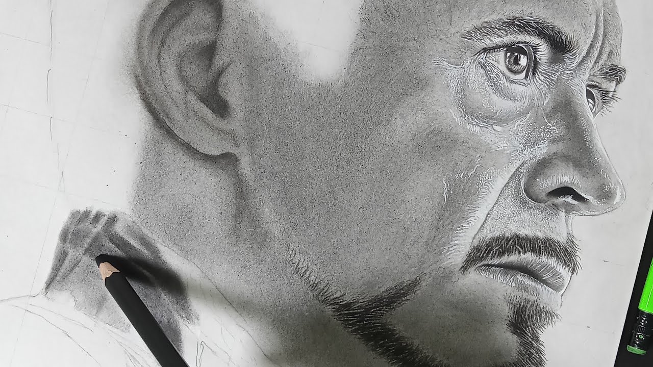 FV art is live! Iron man realistic drawing