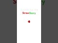 Double tap the ￼strawberry