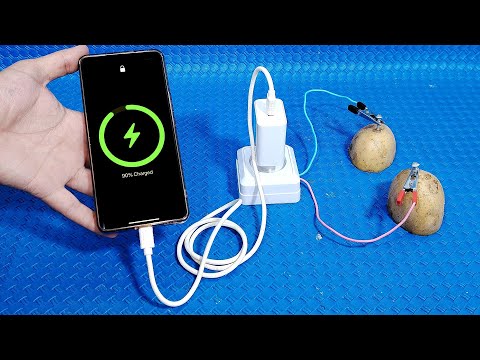 How to make free energy from potatoes (Charge your phone) | Simple Tips