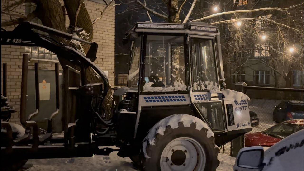 Vimek 606TT cold start -12 , kobota d902 cold start