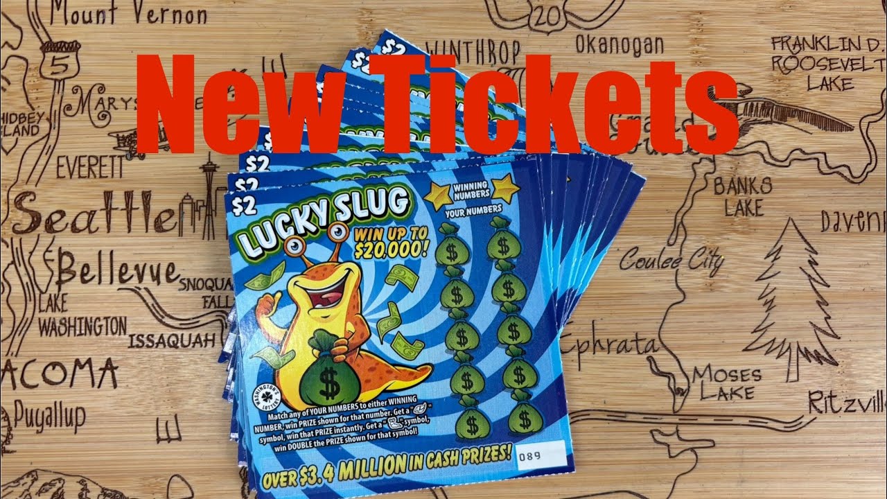New Tickets! $2 Lucky Slug Washington Lottery Scratch Off Tickets