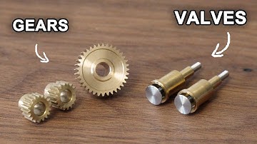 Making a 4 Stroke Engine. Episode 2 - Gear & Valve