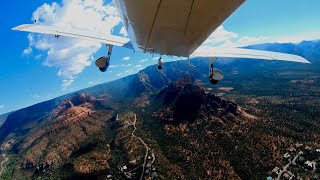 Aerial 360 View Of The Sedona Ksez Airport And Surrounding Area
