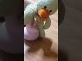 a duck lifting a 5pound thing