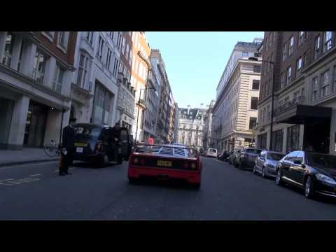 AMAZING FERRARI F40 - Tunnel blast with exhaust poppin' !