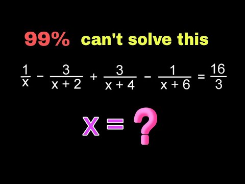 99% Cant Solve This 