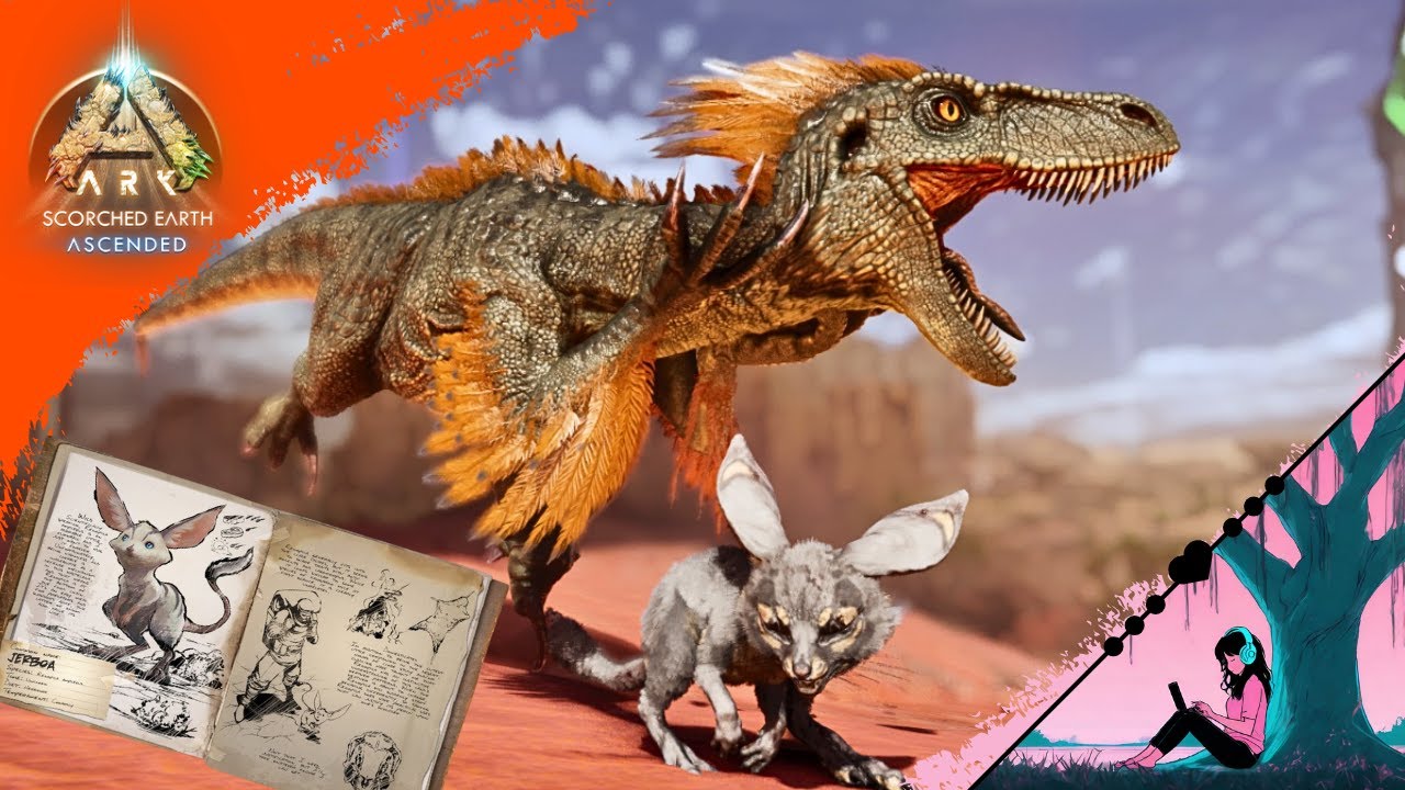 Ark: Survival Ascended | Scorched Earth -Taming a Raptor AND finally ...