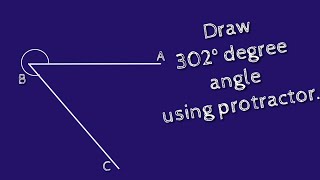 Celebrity How to construct 302 degree angle using protractor. shsirclasses. Profile