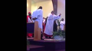 Bishop Michael Blue Preaching Ordination Service of Elder Marsden Alexander