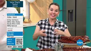 Killer Grillers BBQ 4 lbs. Baby Back Ribs with Tangy Sau...