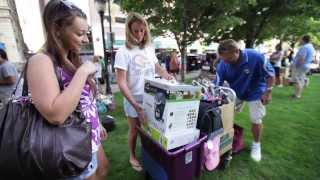 Marquette University freshmen arrive