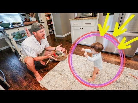 Our Baby Walks For The First Time!!