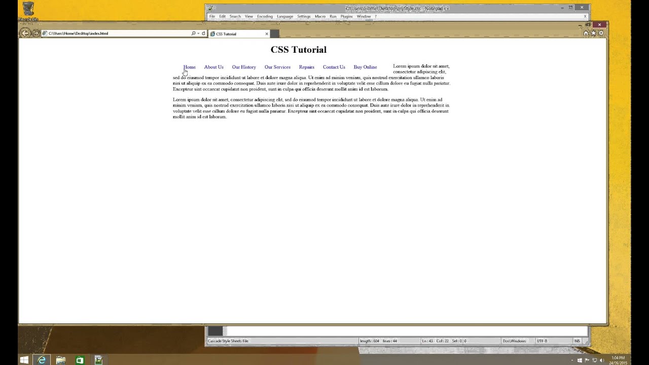 CSS Tutorial - YouTube