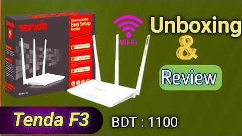 Amazon unboxing Tenda N301 wireless setup router reviews  rs 899 Wi-Fi hotspot,