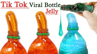 Trying to make a viral Bottle jelly.Tik Tok frozen jelly Recipe , honey bottel jelly.TikTok vairal
