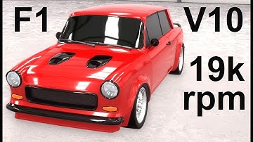Best Sounding Car In Automation / BeamNG? Trabant Gets The Ultimate Engine Swap!