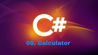 calculator in c# using console application