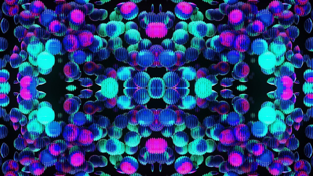 Creative Symmetric Abstract Ornament Background video | Footage | Screensaver