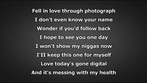 J. Cole - Photograph (Lyrics)