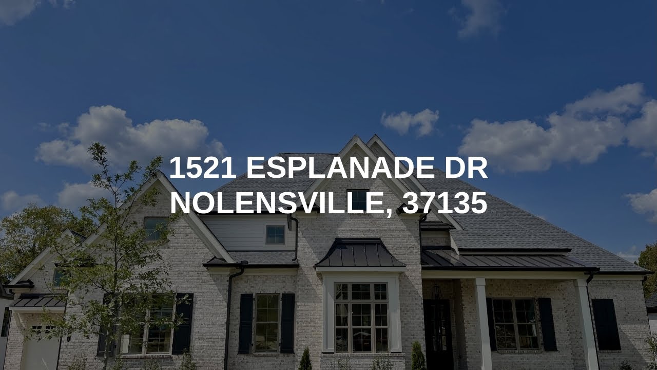 1521 ESPLANADE DR Nolensville Real Estate YouTube