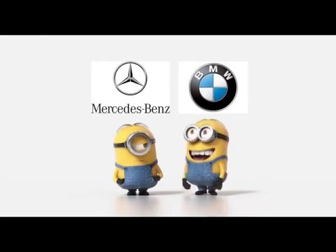 Mercedes - Benz vs BMW Funny Minions ( Full HD ) New verison !
