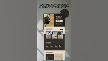 Floorey - Flooring Construction Elementor Template Kit #webdevelopment #automobile #aitechnology