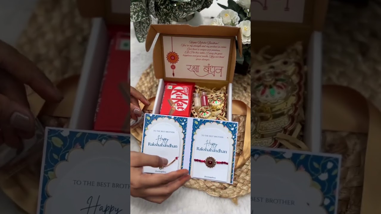 Rakhi hamper 🥰 for your brother/ Rakhi hamper ideas 