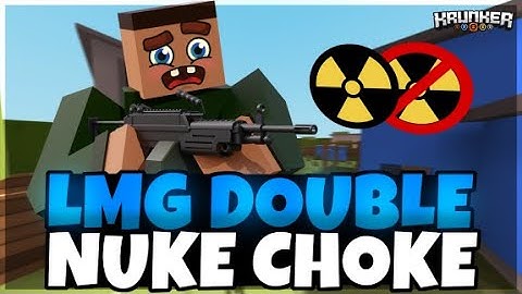 Nuking with every weapon in krunker in krunker #5 Lmg Double Choke 46-0