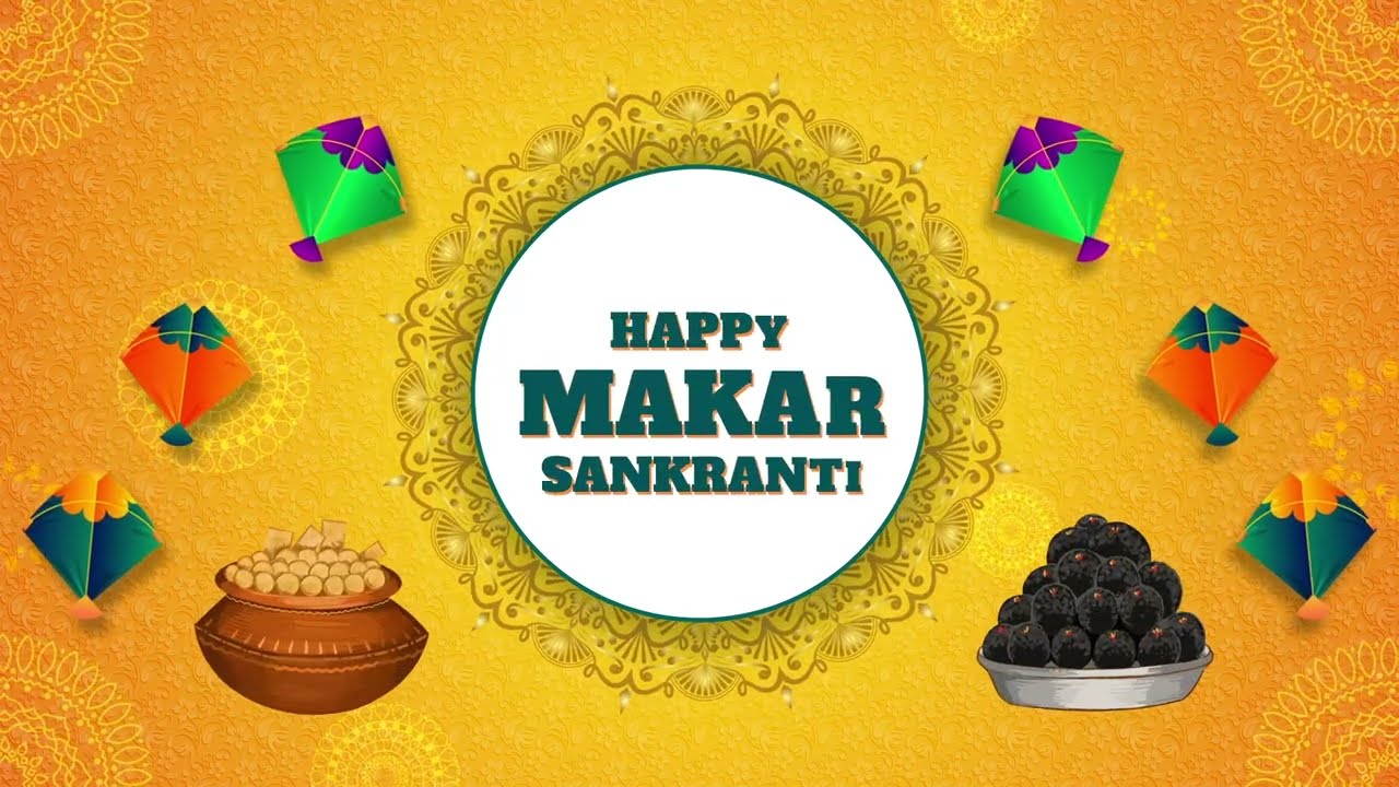 Makar Sankranti motion graphics | Makar Sankranti after effects template