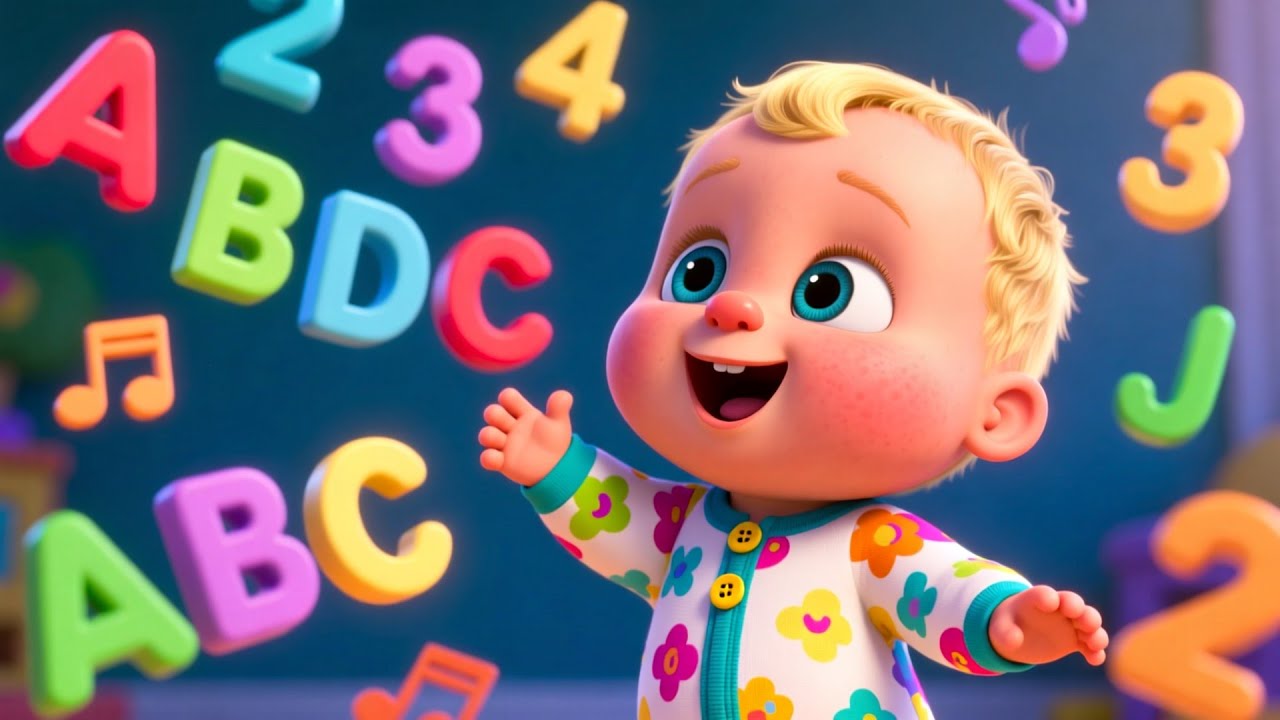 Playtime Swing At Playground 🎠🎶 Fun ABC and Numbers Song for Kids | Preschool Learning Adventure