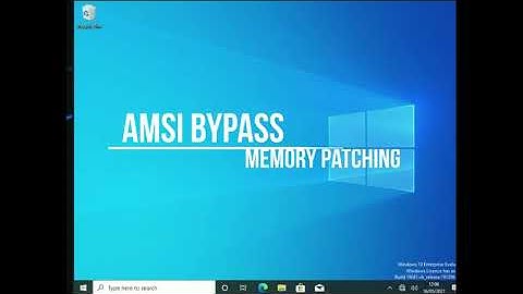 AMSI Bypass Methods