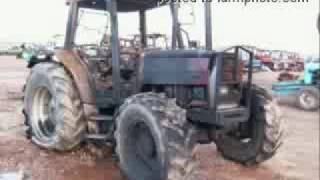 Tractor and car accident burn out [warning shocking]