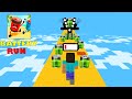 Minecraft Mobs : battery run challenge - Minecraft Animation