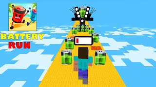 Minecraft Mobs : battery run challenge - Minecraft Animation