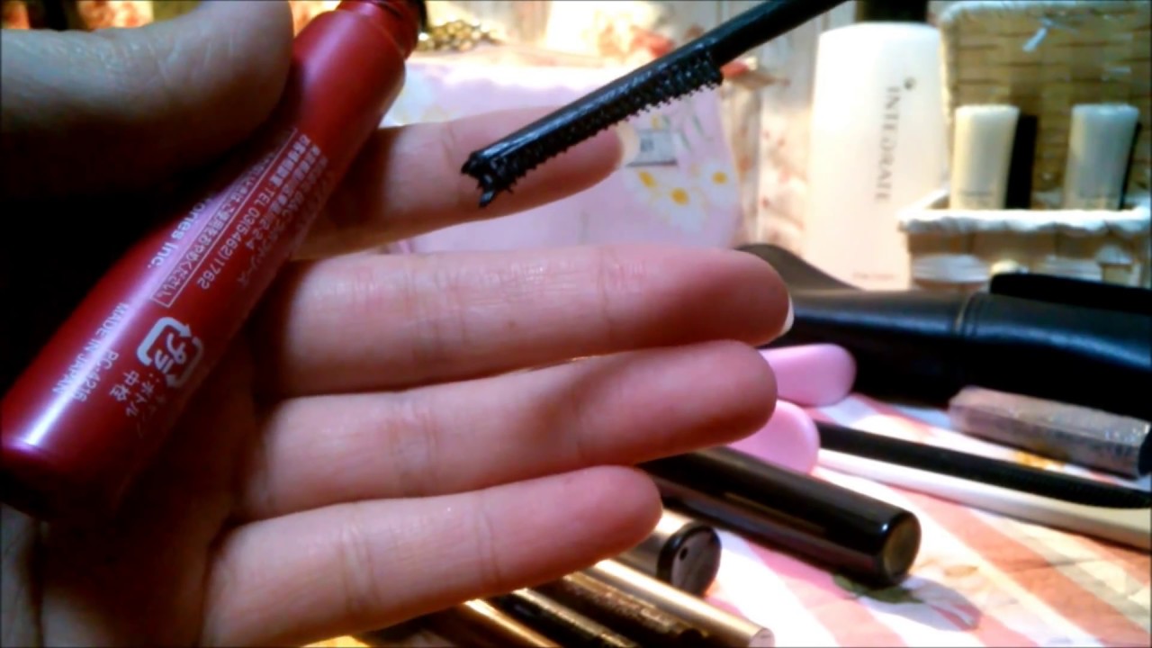 １８★音フェチ５★コスメ紹介part1／ベースメイク・アイブロウ・アイライン・マスカラ [ASMR]