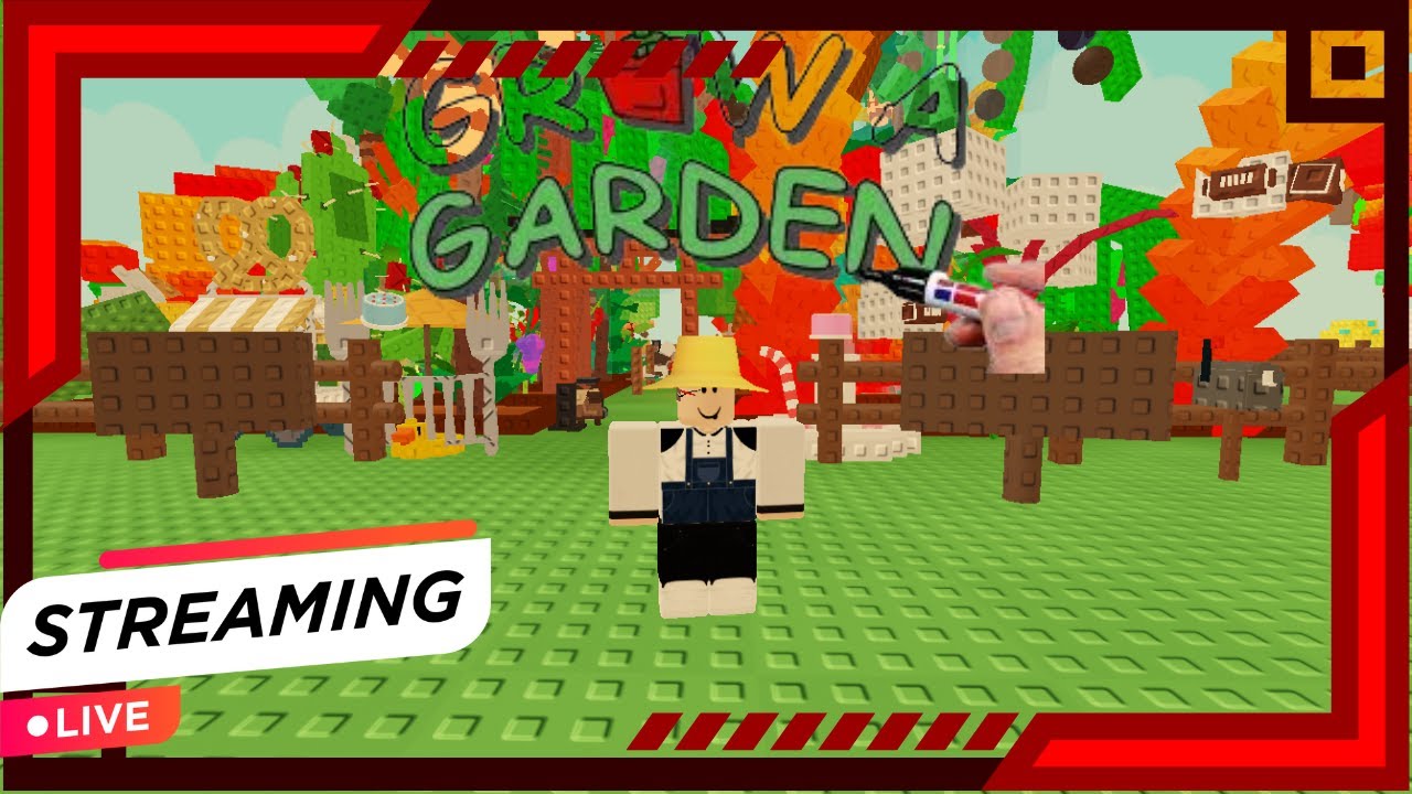 GROW a garden live stream new update live🔴 - YouTube