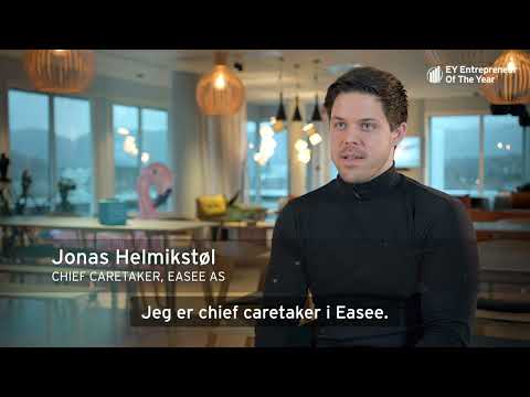 Jonas Helmikstøl i Easee AS - EY Entrepreneur Of The Year-finalist 2021