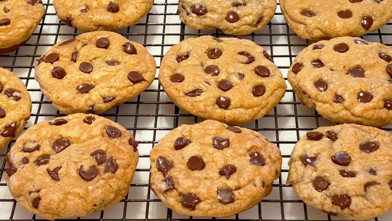 Recette - Cookies aux pépites de chocolat en vidéo 
