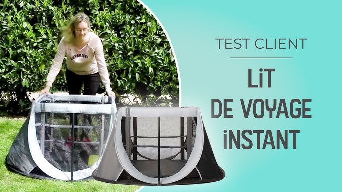 On a testé le Lit parapluie Light de BabyBjorn - Le Carnet d'Emma