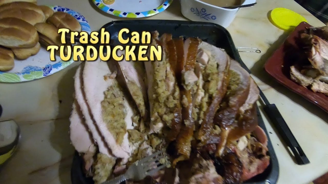 TURDUCKEN. Trash Can Holiday Treat YouTube